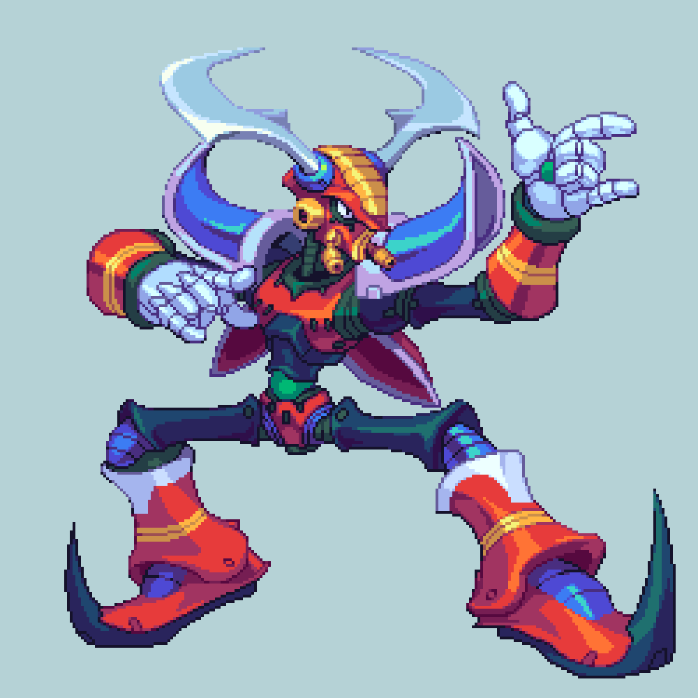Boomer Kuwanger pixel art